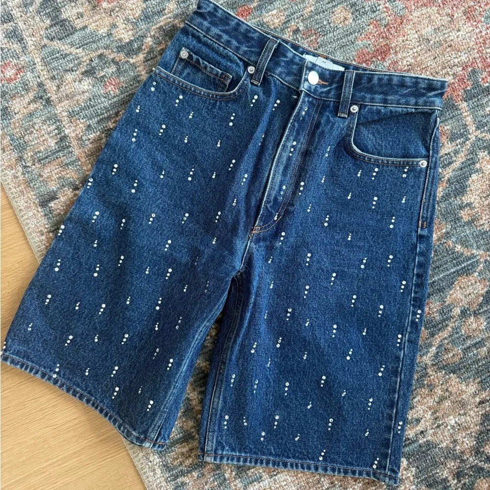 HM Studio Rhinestone Shorts - Picture 2 of 5